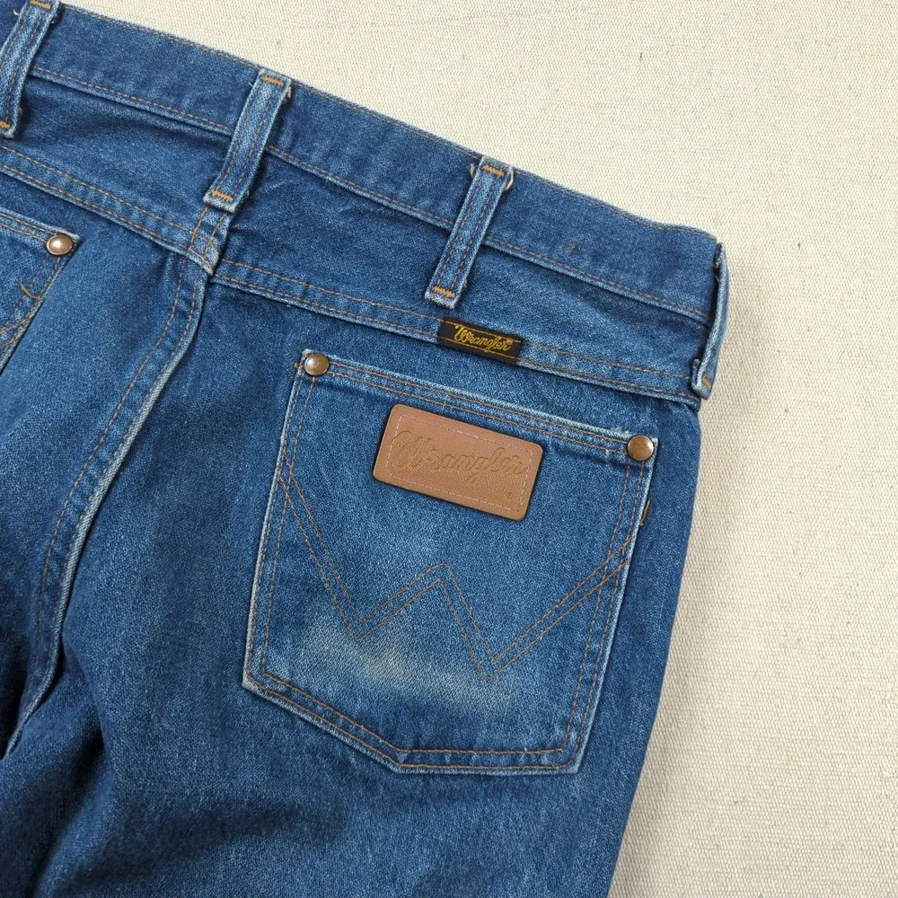 Vintage Wrangler Jeans Mens 32x32 Blue Western Cowboy Cut 936 Rodeo Rancher 90s